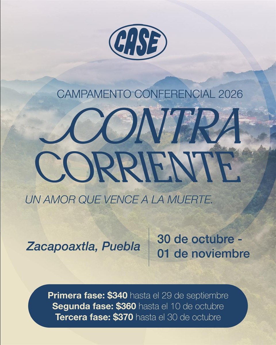 Flyer Campamento Conferencial 2026 – Contra Corriente